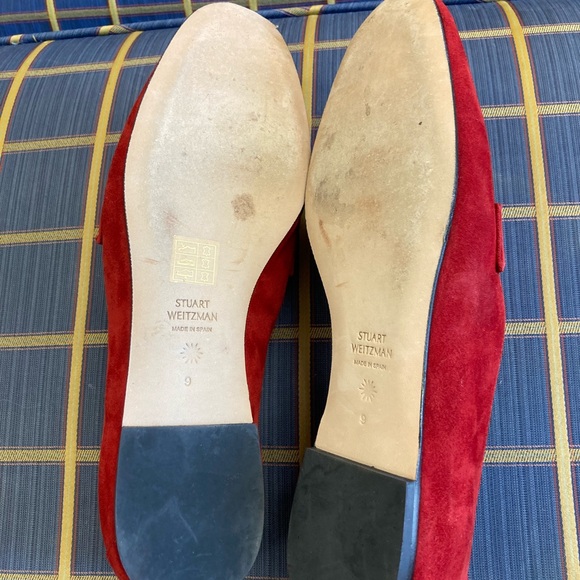 Stuart Weitzman Scarlet Suede Flats - Picture 7 of 8
